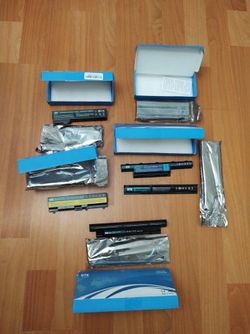 External Batteries for laptops of Lenovo Dell HP Acer ASUS
etc.
