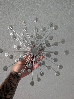 Shiny snowflake things for wall
