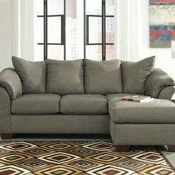 Darcy Cobblestone Sofa Chaise

