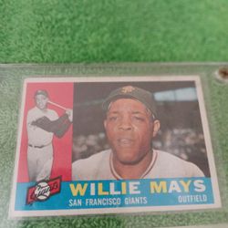 Willie Mays Baseball Card 