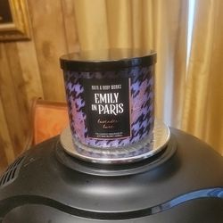 Bath and  Body Works candle. Lavender Sent 'Emily In Paris'.