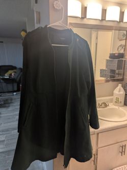 Torrid green wool jacket