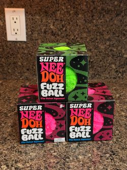 Authentic Super NeeDoh Fuzz Ball XL by Schylling