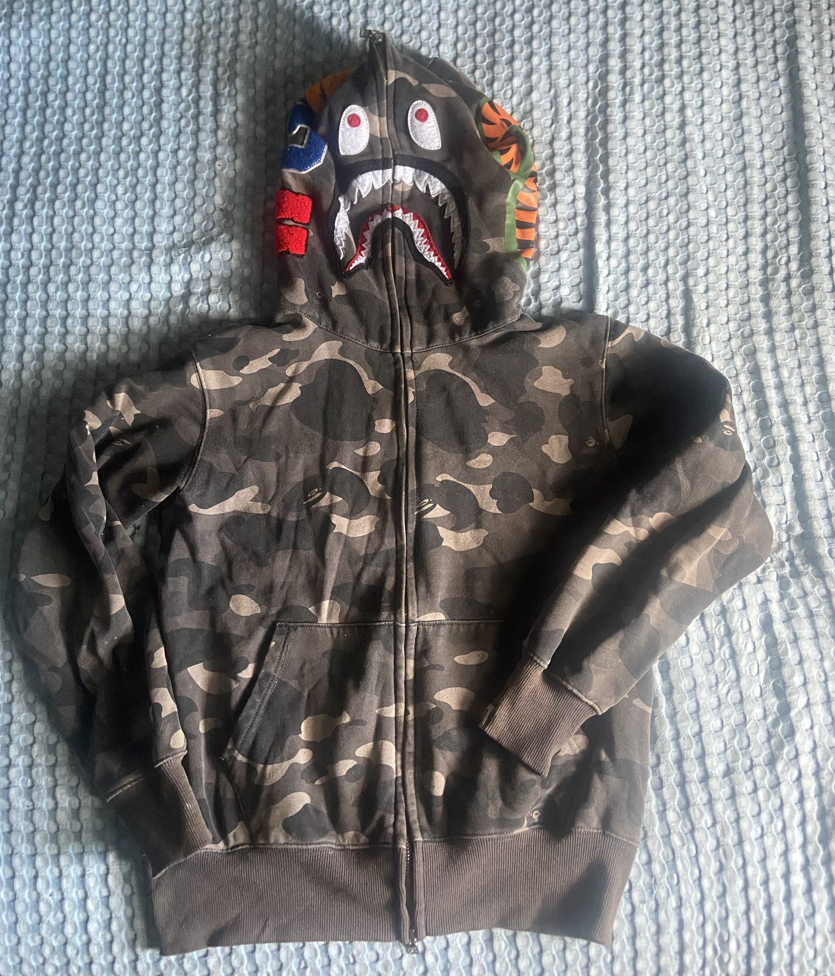 Grey BAPE Hoodie RARE - Medium