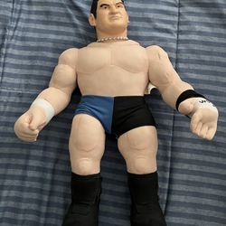 Samoa Joe Plush Talking Toy 2007 TNA Wrestling Figure .. Talks When You Squeeze Him! 