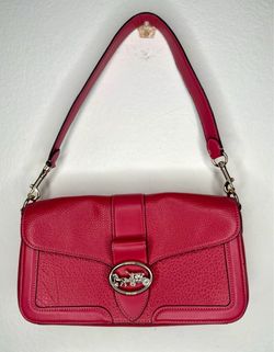Coach Georgie Shoulder Bag Strawberry Haze