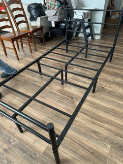Black Twin Bed Frame 