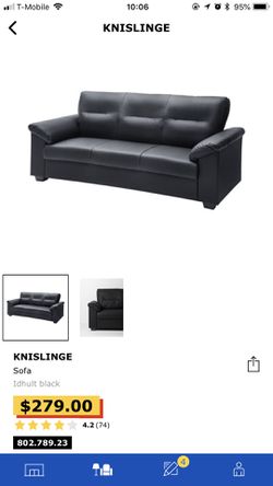 Ijdelheid Echt Lang IKEA, Knislinge sofa for Sale in Charlotte, NC - OfferUp
