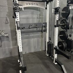 Vesta Fitness PRO SERIES Ultimate Half Rack Functional Trainer/Smith Machine