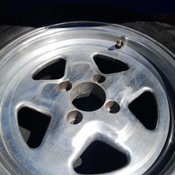 Mustang Rims And Tires, 15inch Tires And  4 Lug Rim , 4x10, 4x4.25 Inch