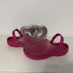 2/pairs Crocs sandals size 10