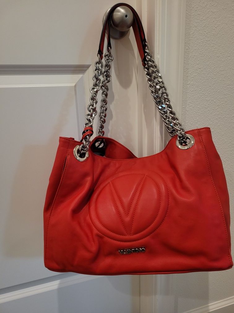 Valentino Leather Tote Bag
