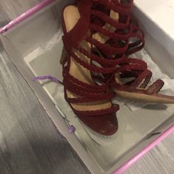 Burgundy Heels