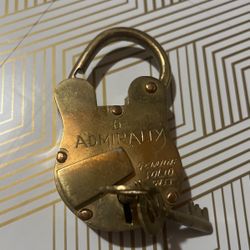 Antique Brass Lock 