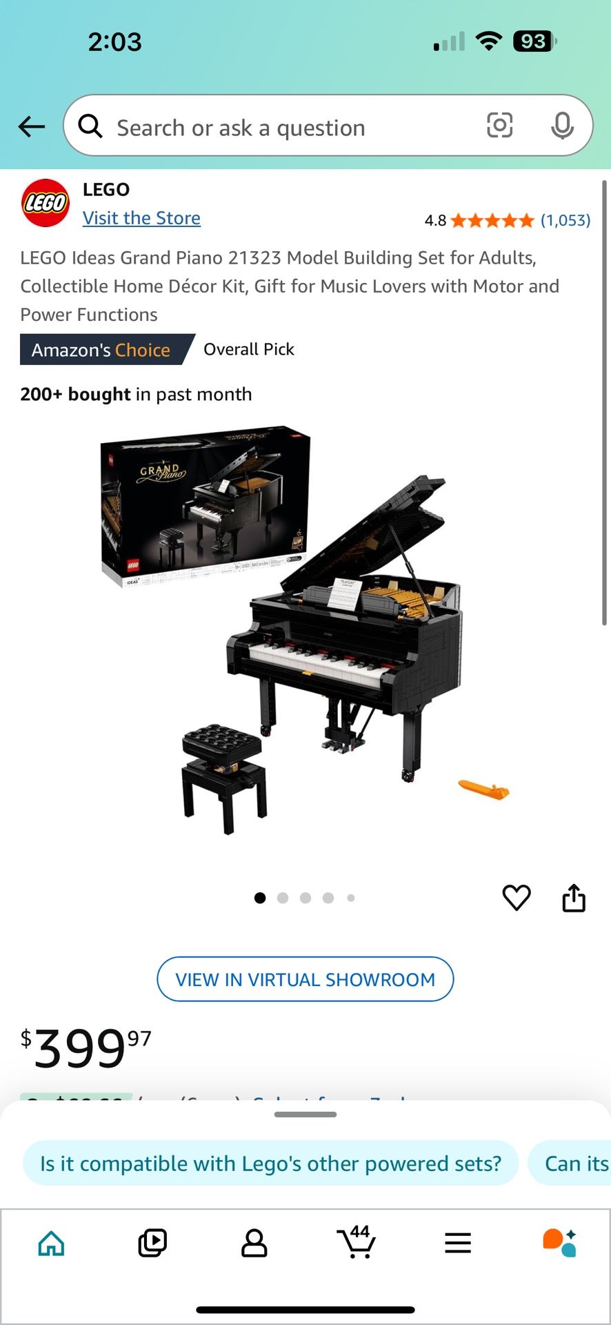 Lego grand Piano
