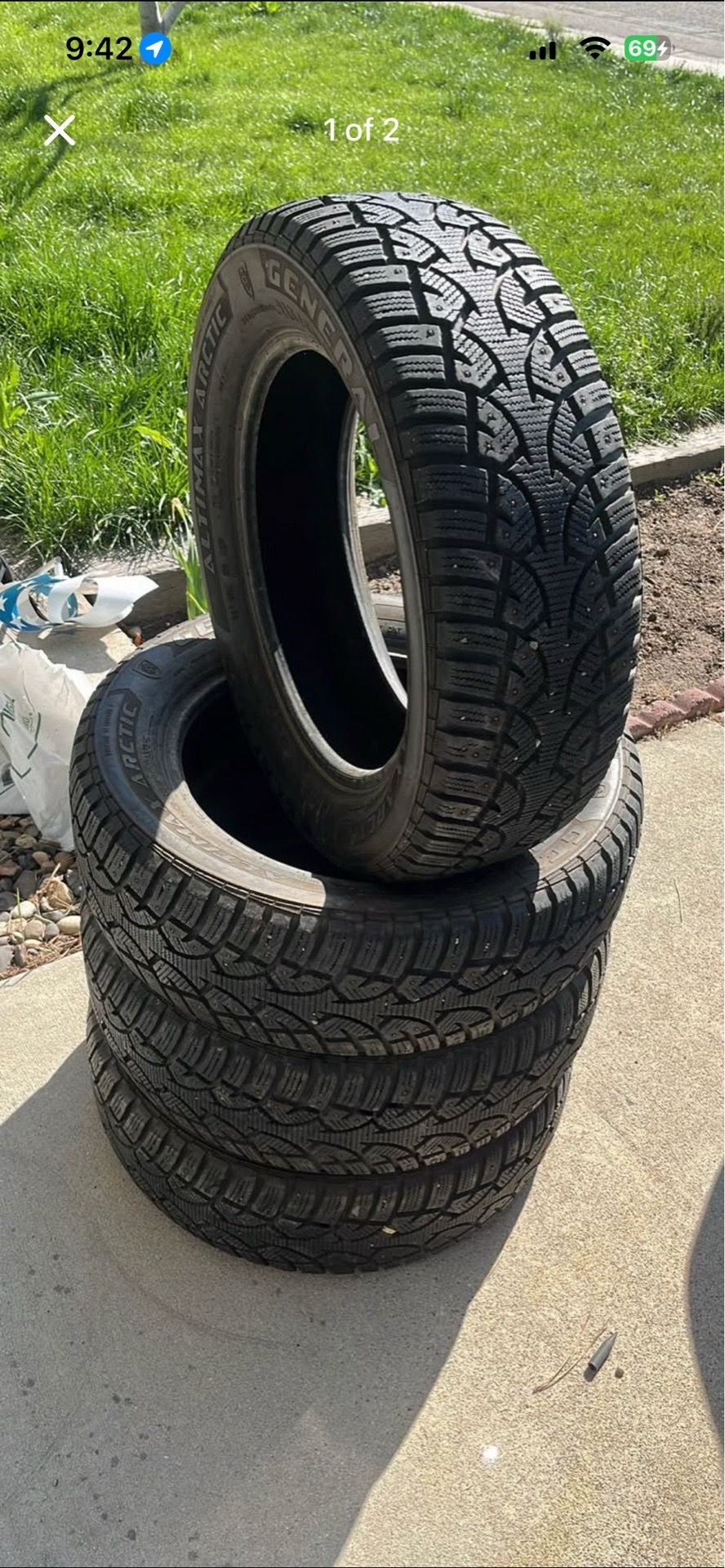 General Altimax Arctic Tires 215/60 R17