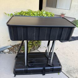 Hard Case Convertible to Podium with Soft Canvas Bag