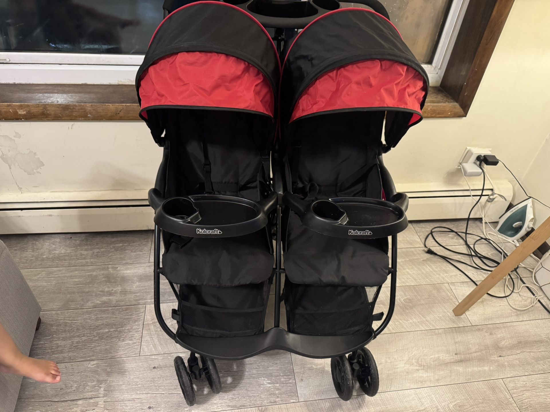 Kolcraft Cloud Plus Double Baby Stroller