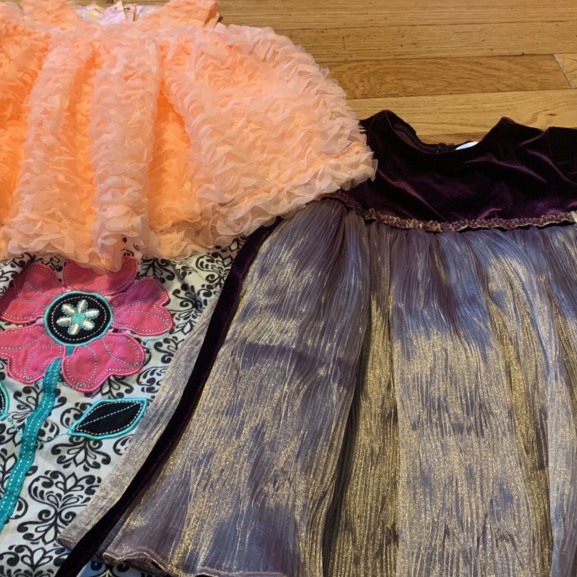 Girl dresses -3 count