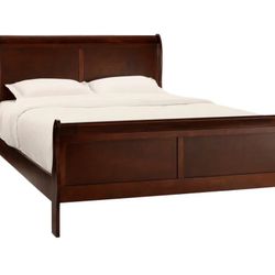 New King Size Cherry Bed Frame- Mattress Not Included 