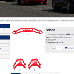 Bmr front suspension  strut tower for dodge