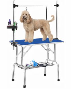 36'' Stainless Steel Dog Grooming Table
