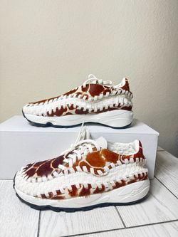 Nike Air Footscape Woven Cow Print Sneakers