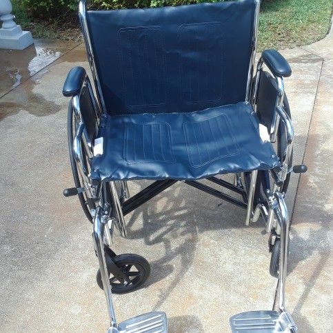 Wheelchair Extra Large W/ft Rest / 25  Inch Seat