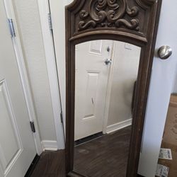 Vintage 52" Spanish Mediterranean Dressing Mirror 