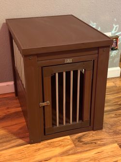 Dog crate kennel / side table