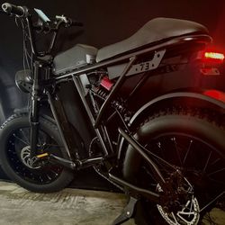 New 30 Mph Electric Bike - FREE ASSEMBLY- Super 73 Similar Full Suspension 20 X 4 Tire Cruiser Electric Bike (All Info In Description) 