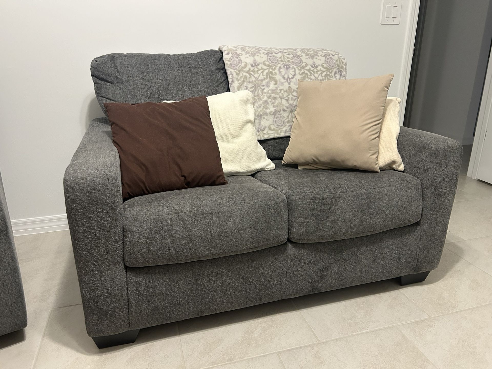 Loveseat Sleeper + Rocking Recliner