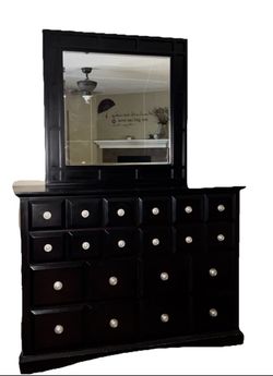Solid Cherry Wood 8 Drawer Dresser