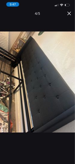 King Bed frame(charcoal)