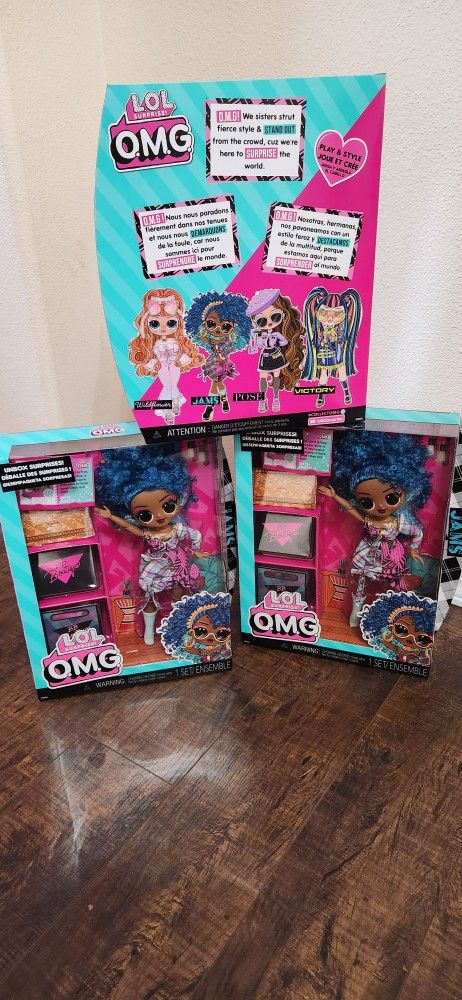 LOL Surprise OMG Jams Fashion Doll with Multiple Surprises and Accessories