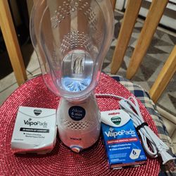 Vicks steam Inhaler with soft mask.