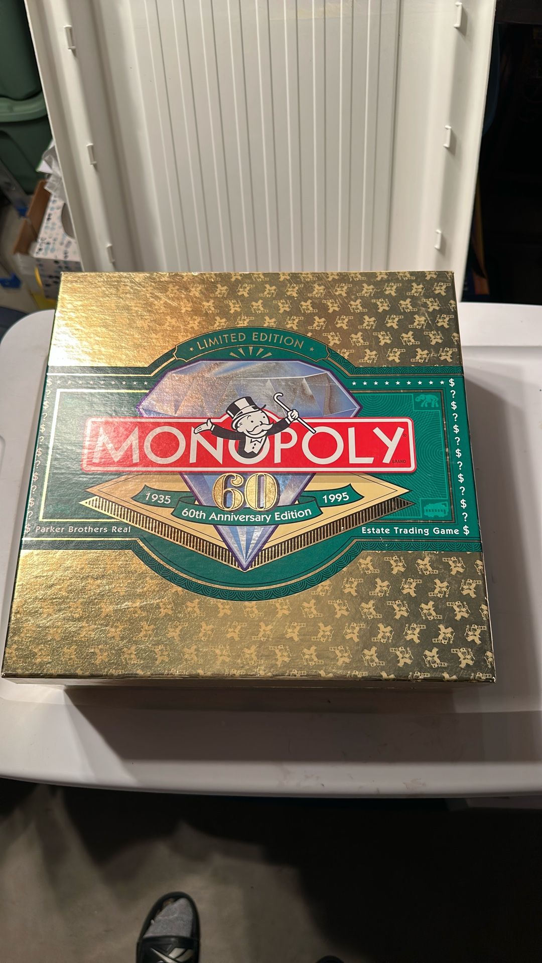 Vintage Monopoly 60th Anniversary Edition 1(contact info removed)
