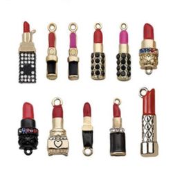 8 Pc Makeup Pendants  Bead