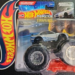 Hot Wheels Monster Truck Brian's Nissan Skyline Fast & Furious