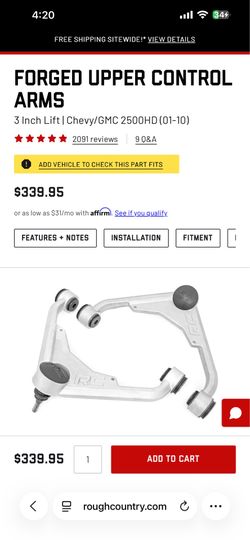 2005 silverado 2500 upper control arms