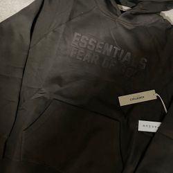 Off Black Essentials Hoodie