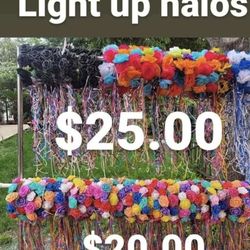 Fiesta halos and light ups/ different prices