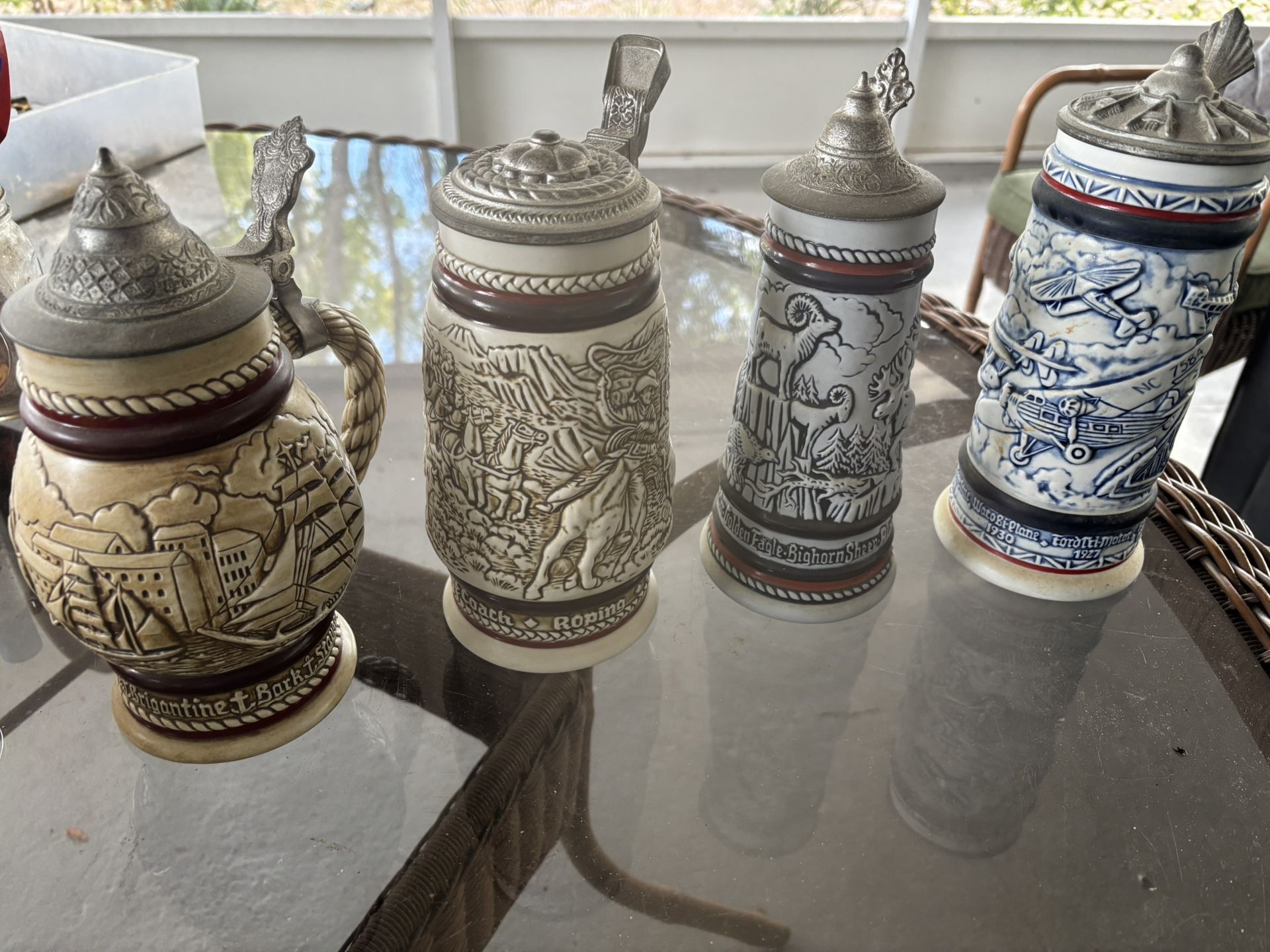 Antique Beer Steins