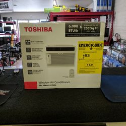 Toshiba Window Air ConditionerUnit 6000 BTU Brand New In Box Never Used.