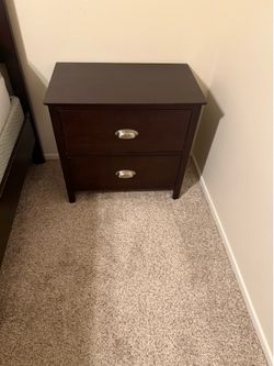 Bed frame, dresser and 2 small dresser set. 400 OBO