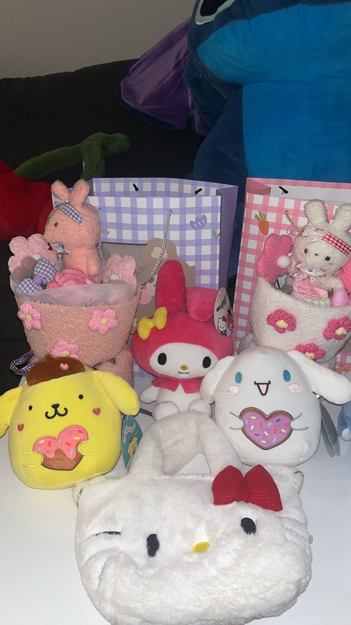 plushies and plushies bouquet 
