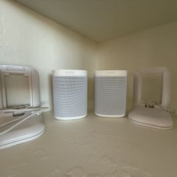 Sonos One SL Speakers – Pair (White) – Excellent Condition