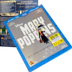 Disney Mary poppins 50th anniversary edition blu-ray DVD + Digital Copy -sealed
