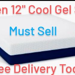 Get This Today NEW Queen 12" Cool Gel Matt $329