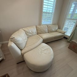 Leather Sectional Sofa 